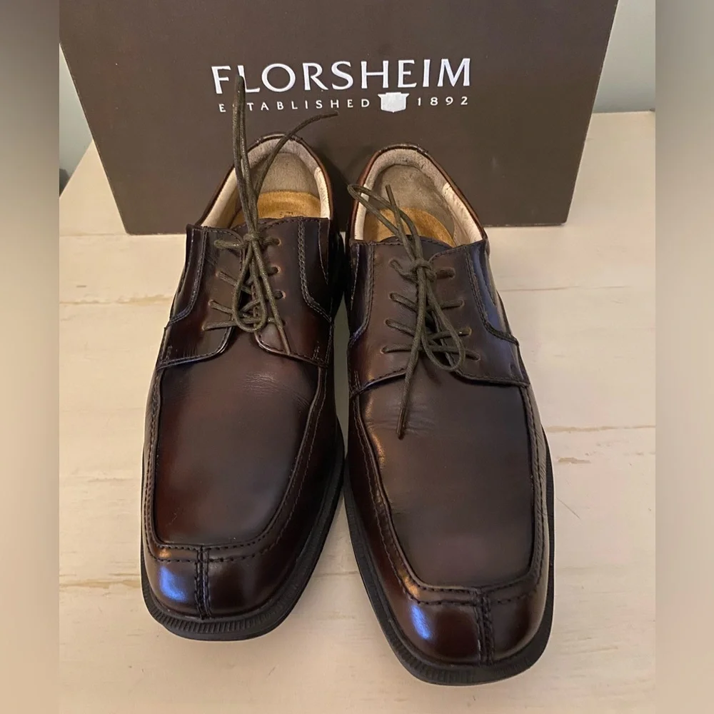 Florsheim Men's Brown Leather Billings Shoes